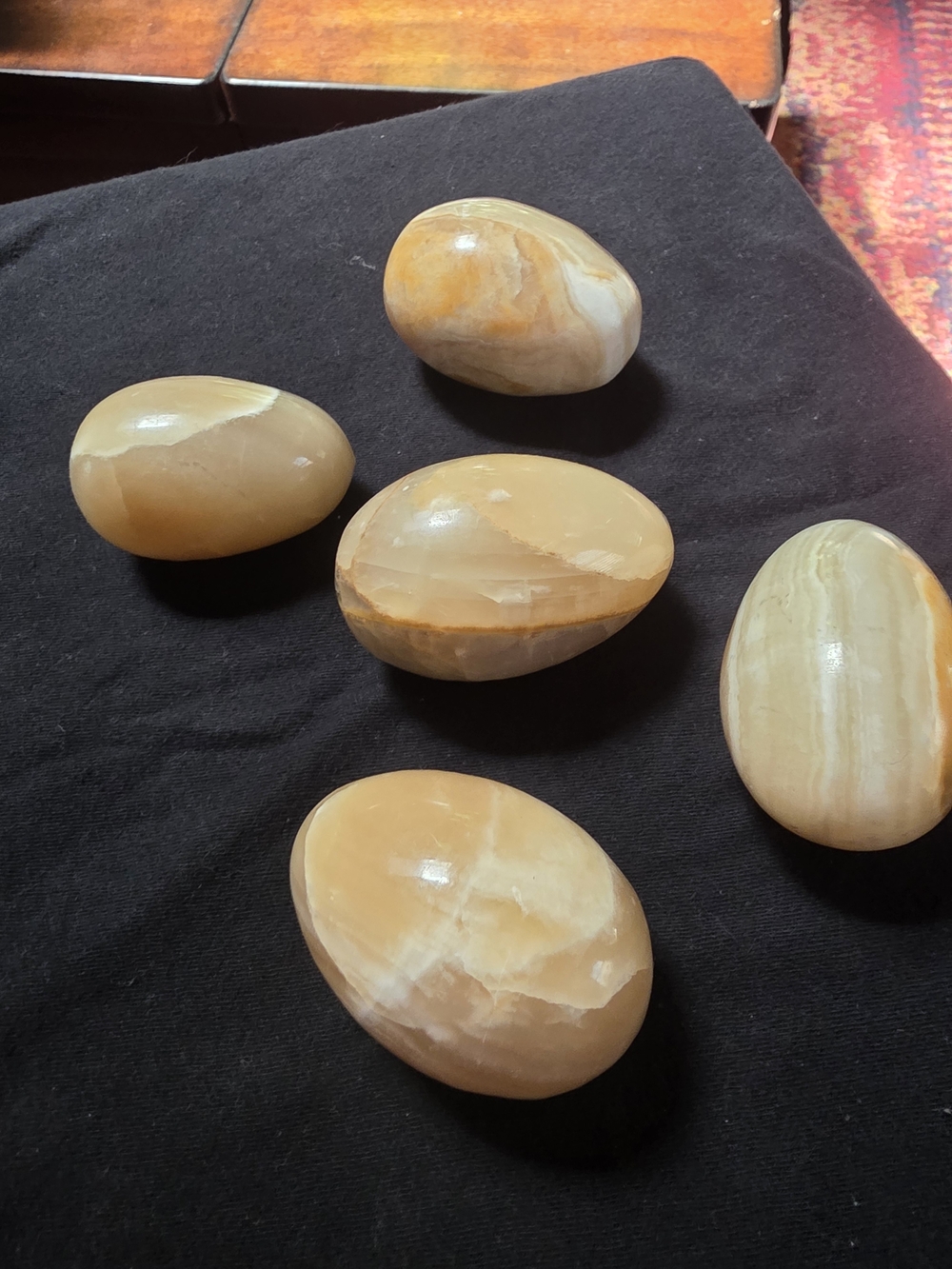 Honey Onyx Decorative Egg Set